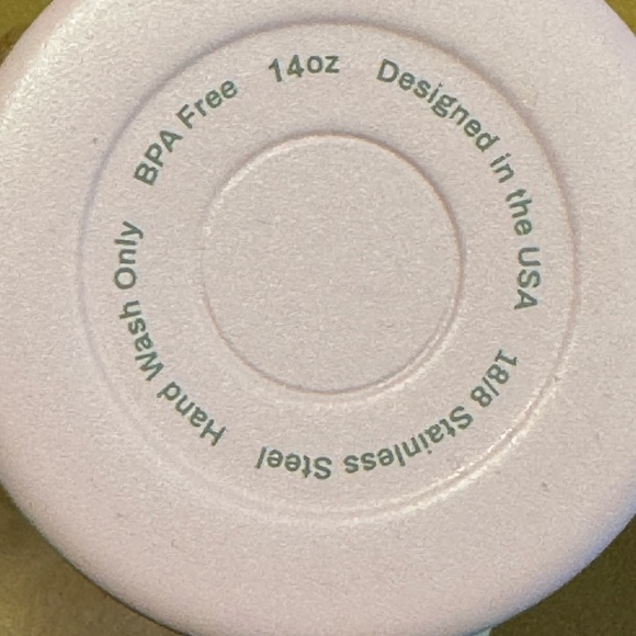 New Teal/Pink Stainless Steel 14 oz PBA Free Insulated Tumbler - Picture 2 of 4